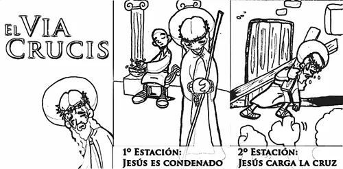 Dibujos colorear vía crucis para niños | pintar y jugar, dibujos ...