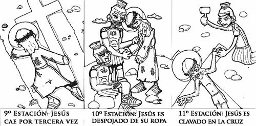 Dibujos colorear vía crucis para niños | pintar y jugar, dibujos ... Dibujos colorear vía crucis para niños | pintar y jugar, dibujos ...