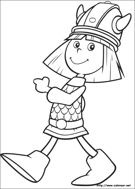 Dibujos para colorear de Vicky el Vikingo