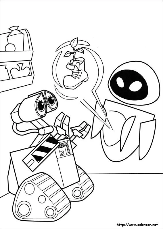 Dibujos para colorear de Wall-E