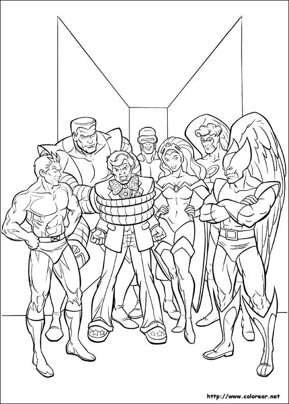 Dibujos de X-Men para colorear en Colorear.net
