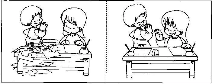 Dibujos para colorearde normas de convivencia en el jardin - Imagui