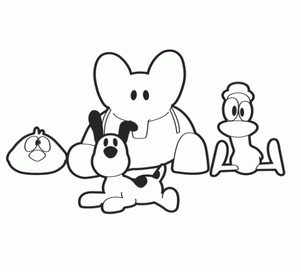 DIBUJOS PARA COLOREAR:ELLY, PATO, LOULA, PAJAROTO Y POCOYÓ PARA ... DIBUJOS PARA COLOREAR:ELLY, PATO, LOULA, PAJAROTO Y POCOYÓ PARA ...