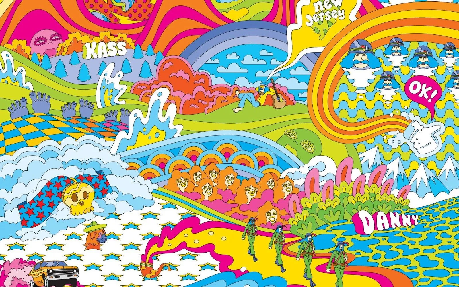 Dibujos coloridos abstractos - Imagui