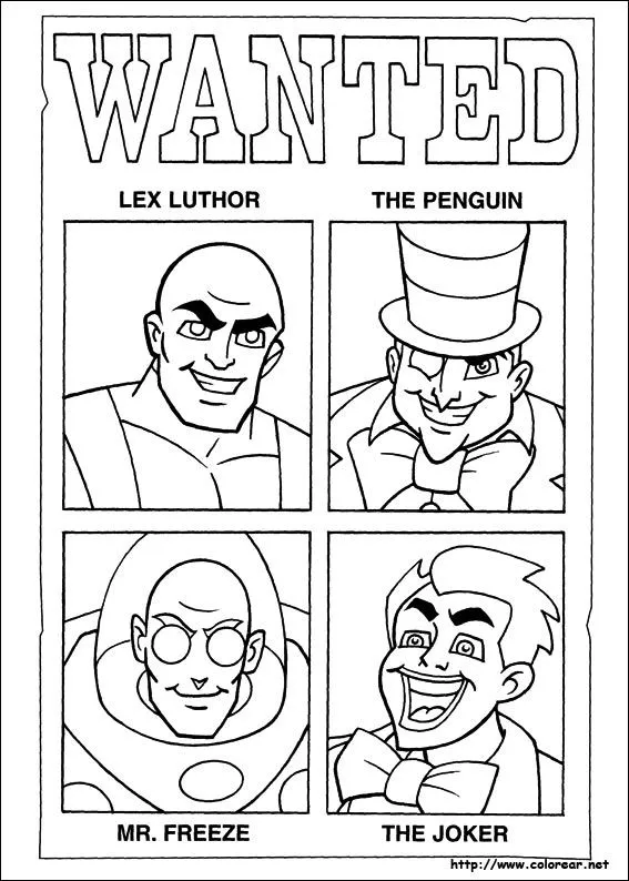 comic book % 2. Colouring Pages (page 3)