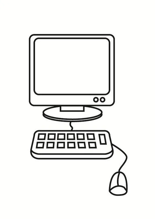 Dibujos de Computadoras para colorear, descargar e imprimir | Colorear imágenes Dibujos de Computadoras para colorear, descargar e imprimir | Colorear imágenes