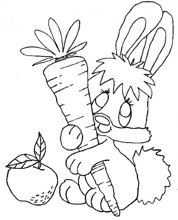 Dibujos de conejitos bebés para colorear | Colorear imágenes Dibujos de conejitos bebés para colorear | Colorear imágenes