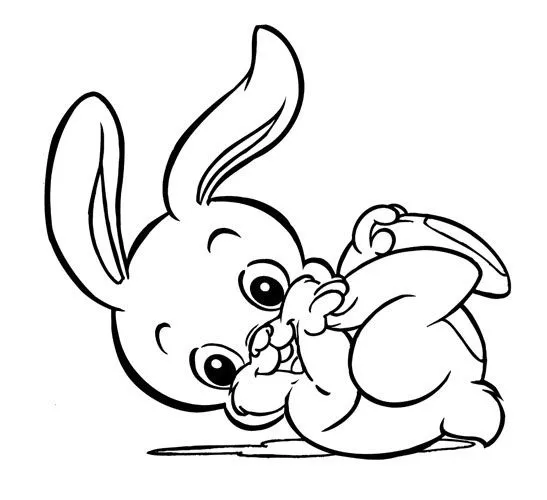 Dibujos de conejitos bebés para colorear | Colorear imágenes Dibujos de conejitos bebés para colorear | Colorear imágenes