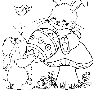 Dibujos de conejos para colorear