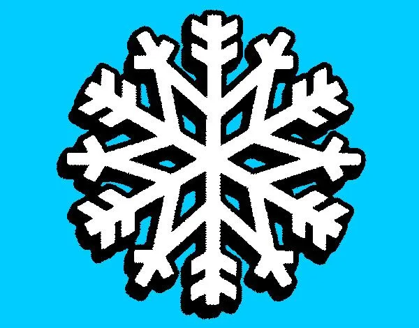 Dibujos de Copos de nieve para Colorear - Dibujos.net Dibujos de Copos de nieve para Colorear - Dibujos.net