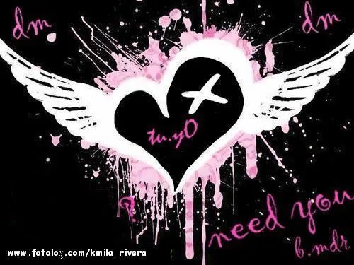 De dibujos corazones con alas chido - Imagui