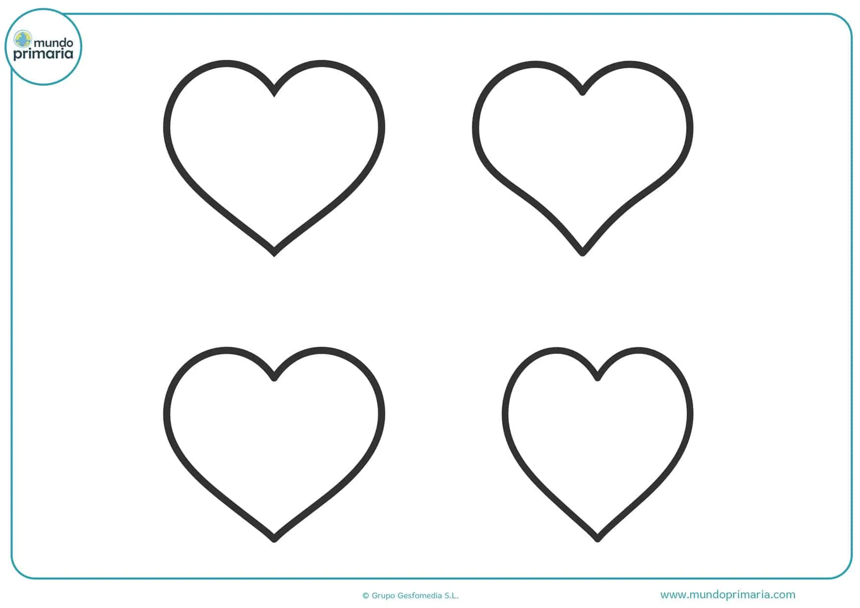 ▷ DIBUJOS DE CORAZONES ❤️ Descargar e Imprimir ▷ DIBUJOS DE CORAZONES ❤️ Descargar e Imprimir