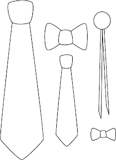 Dibujos de Corbatas para colorear | Dibujos para Colorear Infantil