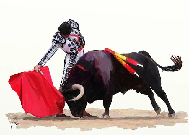 Dibujos de corridas de toros - Imagui