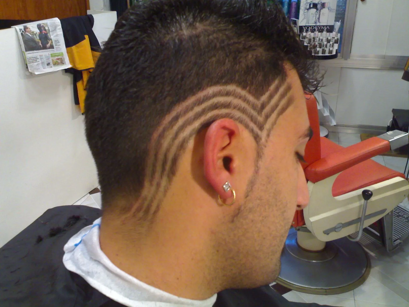 Dibujos en el pelo para hombres - Imagui