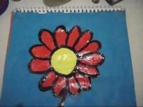 Dibujos con crema y pintura - YouTube