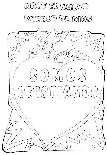 DIBUJOS CRISTIANOS PARA COLOREAR