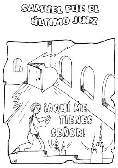 Dibujos Cristianos Para Colorear: Colorear Dibujo de Samuel