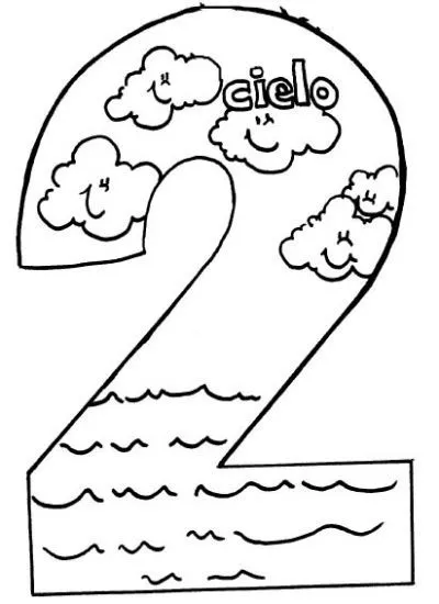 Dibujos Cristianos Para Colorear: Dibujo del Segundo dia de la ...