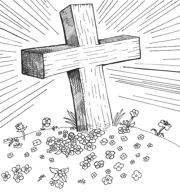 Dibujos Cristianos Para Colorear: Dibujo de Cruz iluminada para ... Dibujos Cristianos Para Colorear: Dibujo de Cruz iluminada para ...