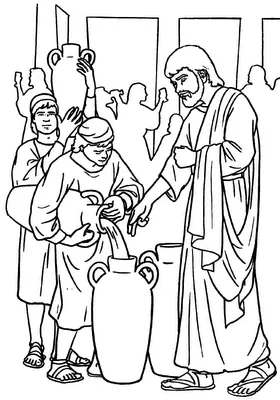 Dibujos Cristianos Para Colorear: Dibujos de Las Bodas de Caná ... Dibujos Cristianos Para Colorear: Dibujos de Las Bodas de Caná ...