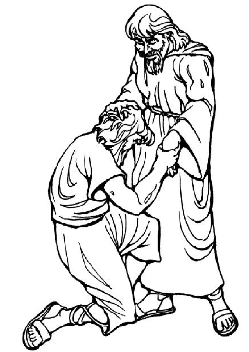 Dibujos Cristianos para colorear: José es vendido por sus hermanos ... Dibujos Cristianos para colorear: José es vendido por sus hermanos ...