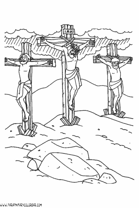 Dibujos de crucificcion de Jesus - Imagui