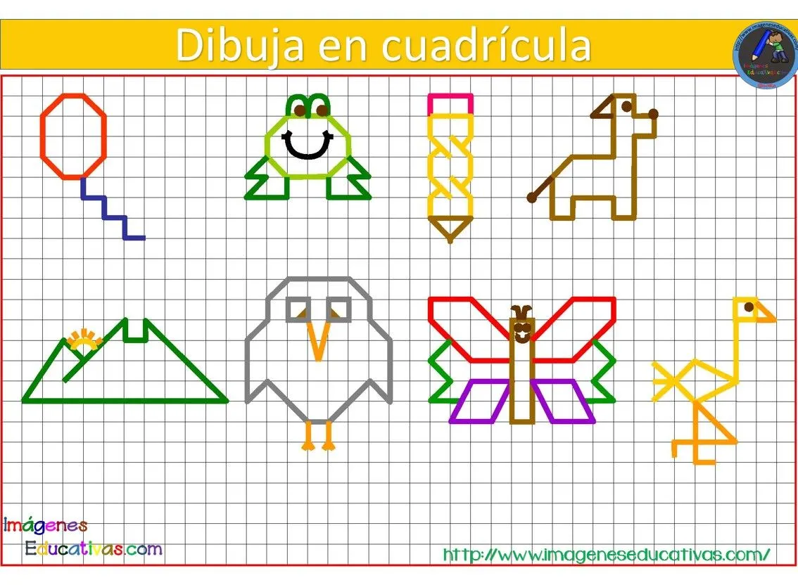 Dibujos con cuadrícula para niños (8) – Imagenes Educativas Dibujos con cuadrícula para niños (8) – Imagenes Educativas