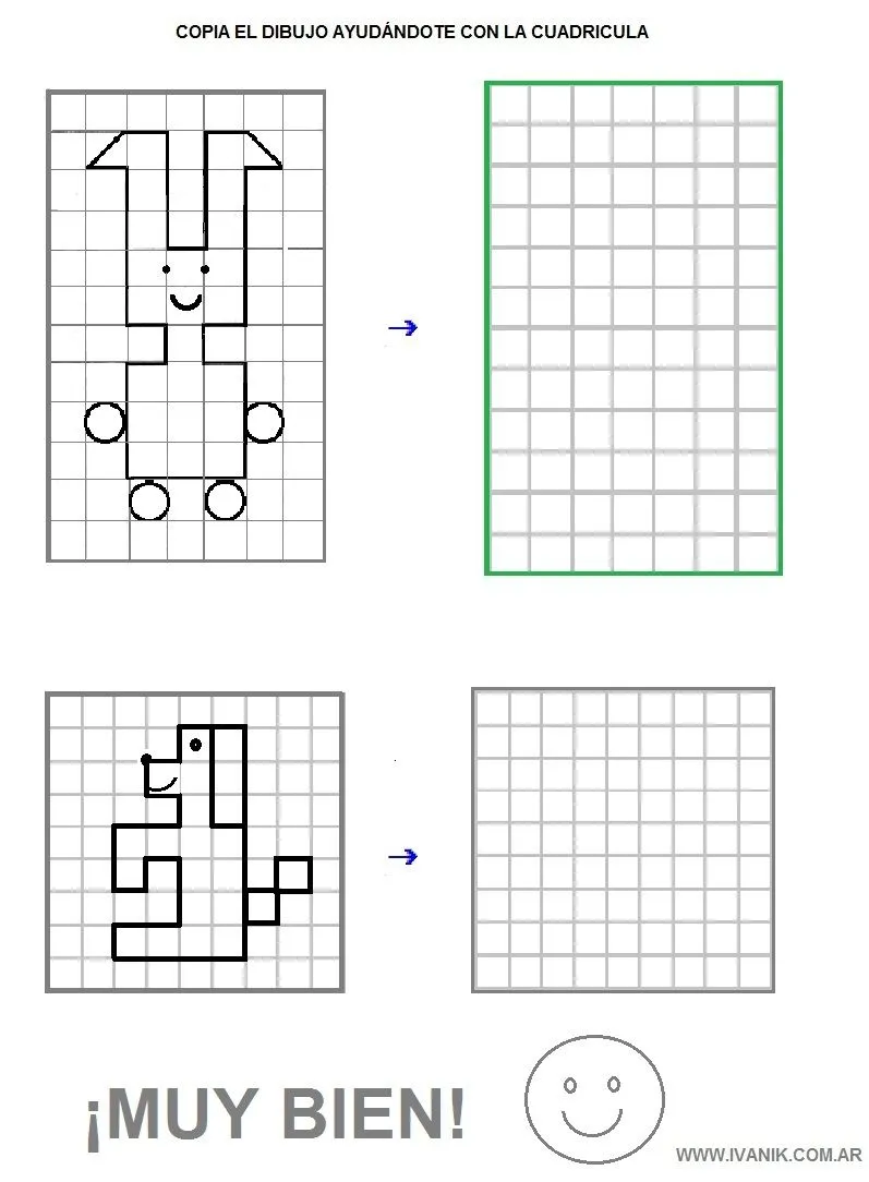 Dibujos en Cuadricula ~ Vida Blogger