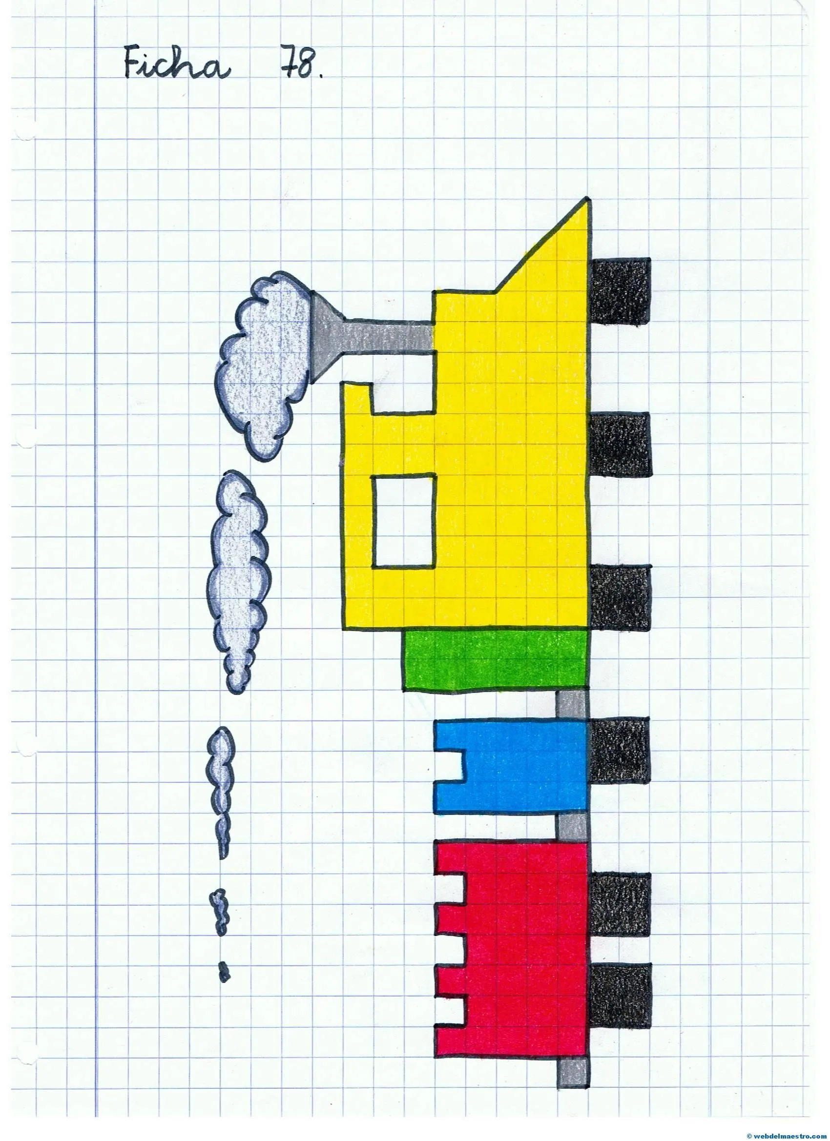 Dibujos en cuadrícula - Web del maestro