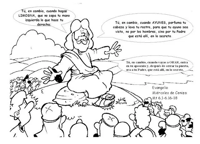 Dibujos de la cuaresma para colorear - Imagui Dibujos de la cuaresma para colorear - Imagui