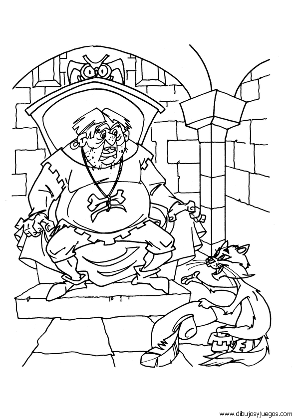 dibujos-cuento-gato-con-botas-005 | Dibujos y juegos, para pintar ... dibujos-cuento-gato-con-botas-005 | Dibujos y juegos, para pintar ...