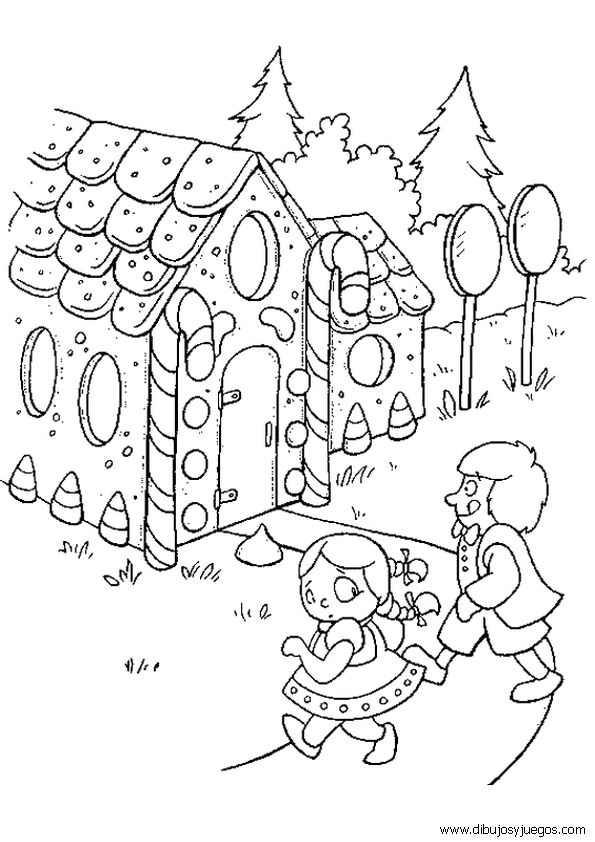 dibujos-cuento-hansel-gretel-002 | Dibujos y juegos, para pintar y ... dibujos-cuento-hansel-gretel-002 | Dibujos y juegos, para pintar y ...