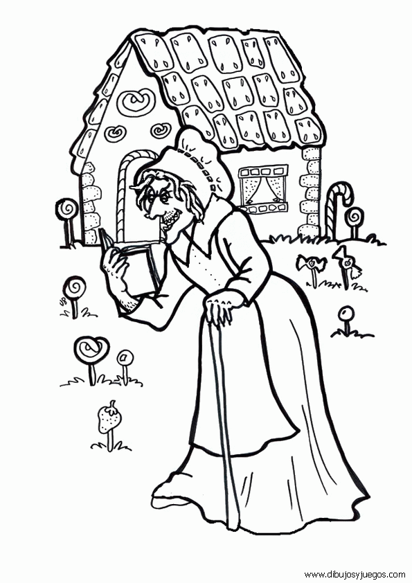 dibujos-cuento-hansel-gretel-003 | Dibujos y juegos, para pintar y ... dibujos-cuento-hansel-gretel-003 | Dibujos y juegos, para pintar y ...
