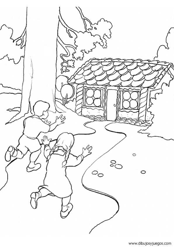 dibujos-cuento-hansel-gretel-008 | Dibujos y juegos, para pintar y ... dibujos-cuento-hansel-gretel-008 | Dibujos y juegos, para pintar y ...