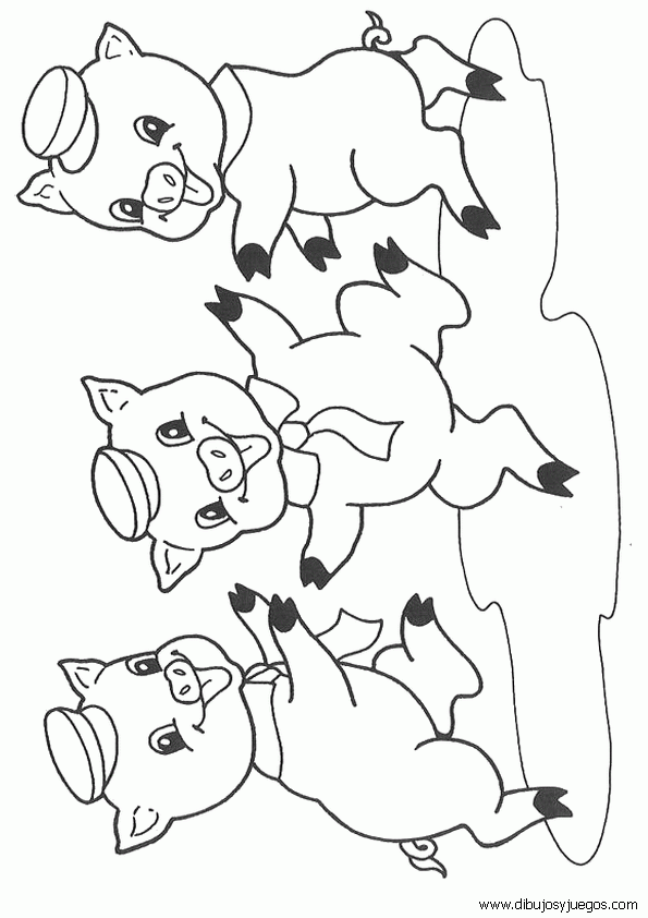 dibujos-cuento-tres-cerditos-012 | Dibujos y juegos, para pintar y ... dibujos-cuento-tres-cerditos-012 | Dibujos y juegos, para pintar y ...