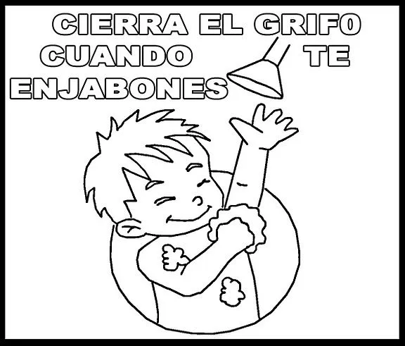 Dibujos del cuidado del agua para colorear el 22 de marzo Día ...