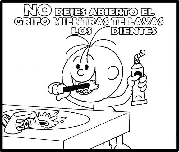 Dibujos del cuidado del agua para colorear el 22 de marzo Día ...