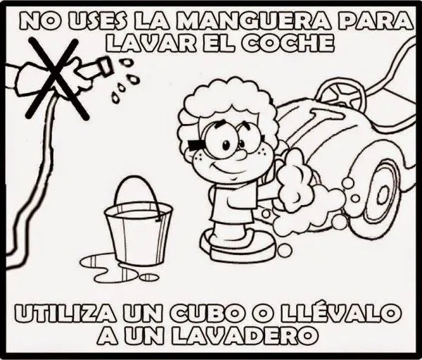 Dibujos del cuidado del agua para colorear el 22 de marzo Día ...