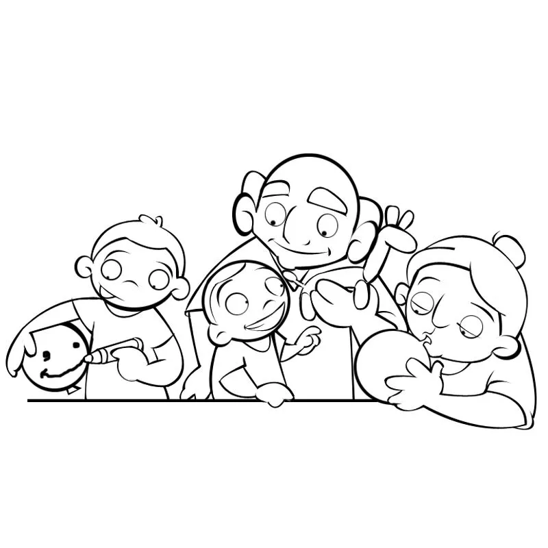 Dibujos de cumpleaños. Ocio en casa, Colorear con niños y nietos ...