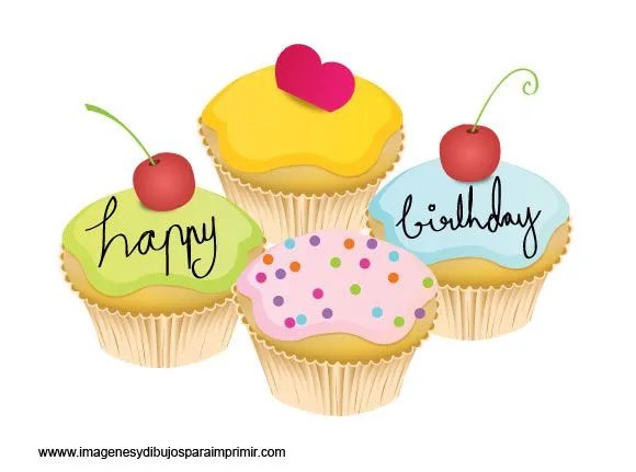 Dibujos de cupcakes-Imagenes y dibujos para imprimir Dibujos de cupcakes-Imagenes y dibujos para imprimir