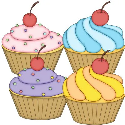 Dibujos cupcakes gratis - Imagui