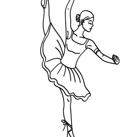 Dibujos de DANZA BALLET para colorear : 41 Dibujos para COLOREAR ...