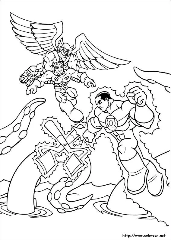 Dibujos de DC Comics para colorear en Colorear.net Dibujos de DC Comics para colorear en Colorear.net