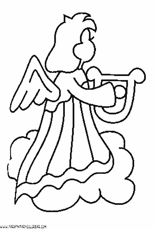 dibujos-de-angel-musico-026