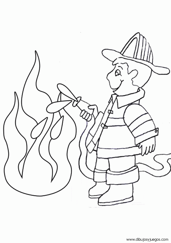 dibujos-de-bomberos-026 | Dibujos y juegos, para pintar y colorear dibujos-de-bomberos-026 | Dibujos y juegos, para pintar y colorear