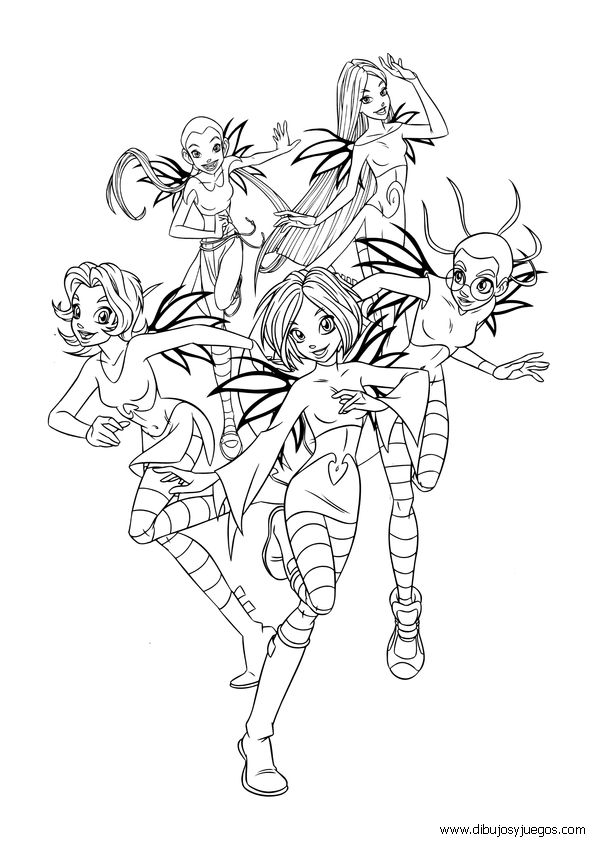 dibujos-de-chicas-059 | Dibujos y juegos, para pintar y colorear