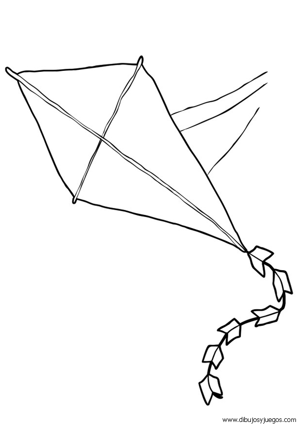 dibujos-de-cometas-001 | Dibujos y juegos, para pintar y colorear