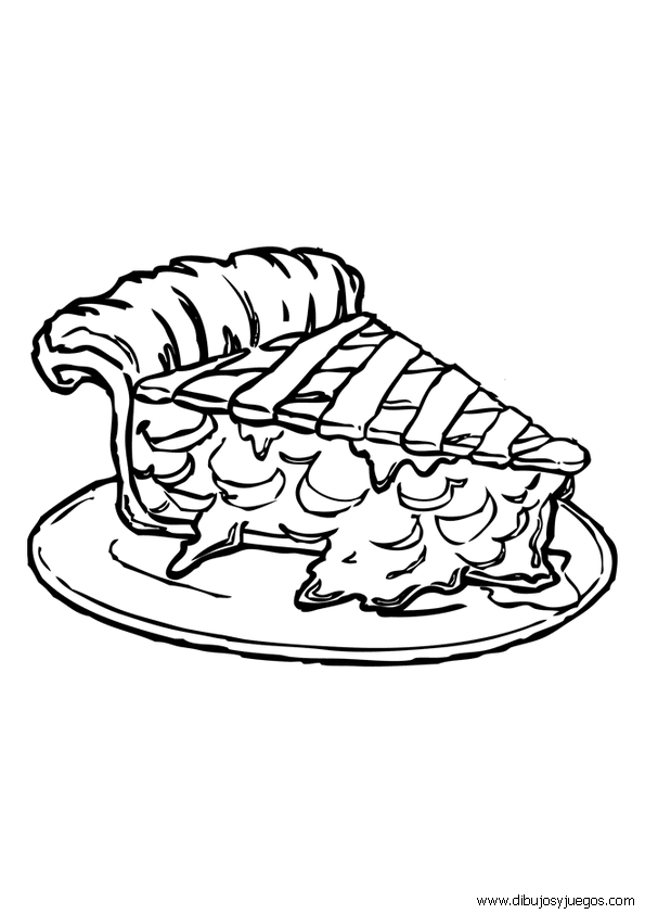 dibujos-de-comida-004 | Dibujos y juegos, para pintar y colorear