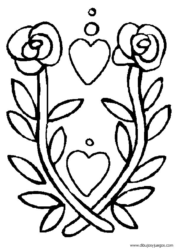 Dibujos para colorear de estrellas y corazones - Imagui